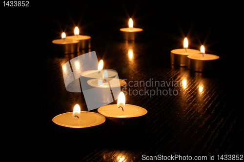 Image of romantic candle light