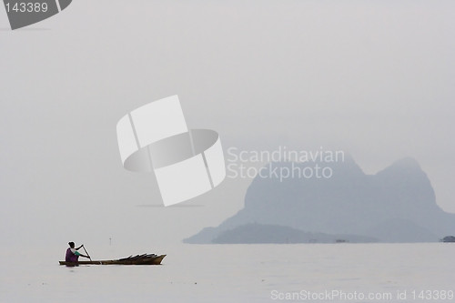 Image of People Rowing Boat