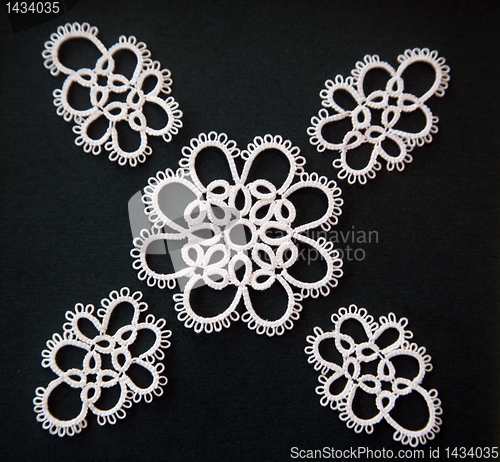 Image of Lace background, traditional floral design