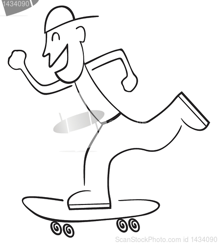 Image of Boy on skate