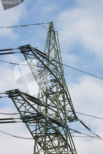 Image of transmission power pole