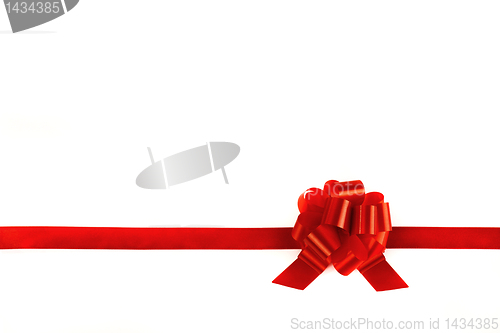 Image of Ribbons tied with a red bow