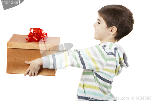 Image of Child with a gift