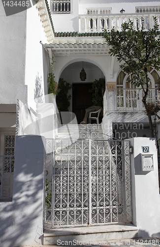 Image of Traditional door from Sidi Bou Said, Tunis
