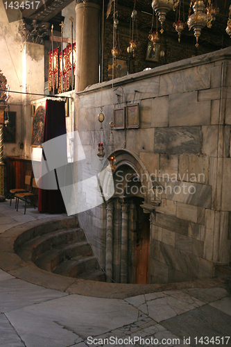 Image of Entrance to the Grotto of the Nativity, Bethlehem