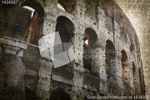 Image of Colosseum in Rome, Italy 