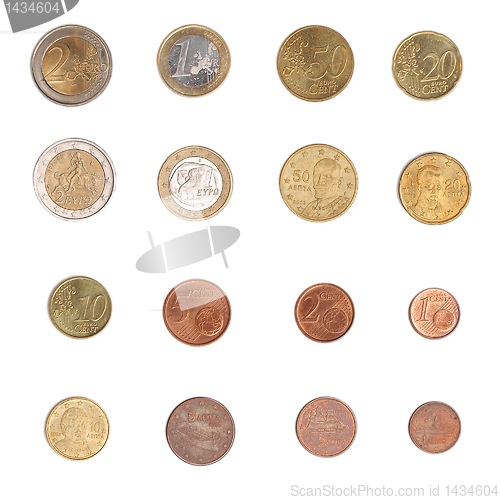 Image of Euro coin - Greece