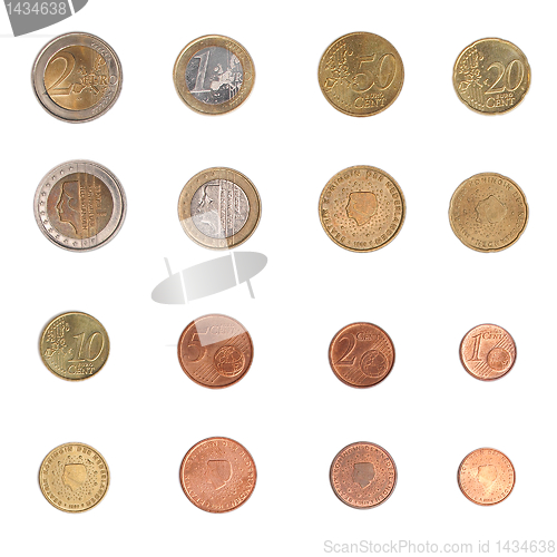 Image of Euro coin - Nederlands
