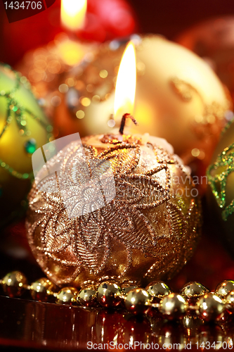 Image of Christmas candle