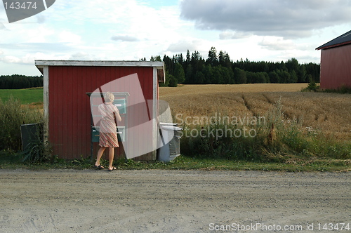 Image of Checking the mail