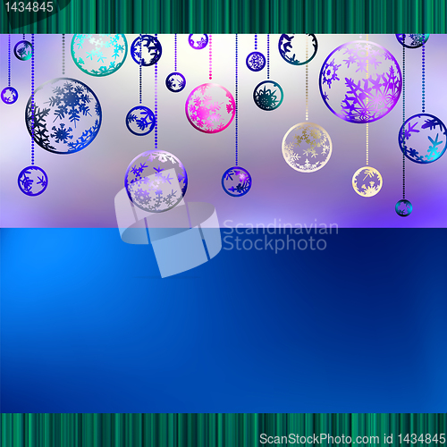 Image of New year's card template. EPS 8