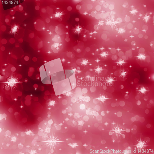 Image of Glittery red Christmas background. EPS 8