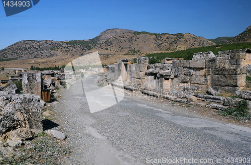 Image of Empty Street in Ancient Hierapolis