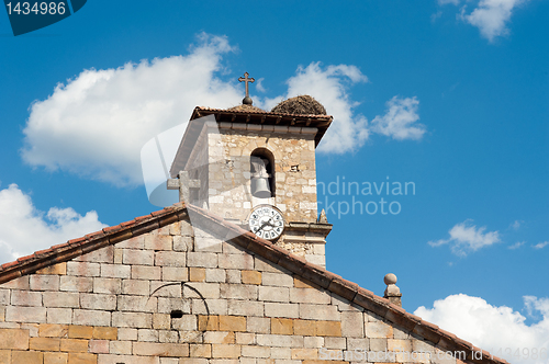 Image of Medieval church pediment