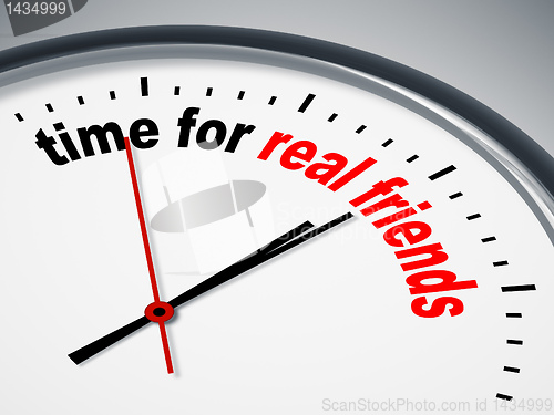 Image of time for real friends