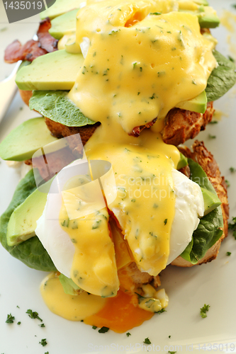 Image of Bacon Eggs Benedict