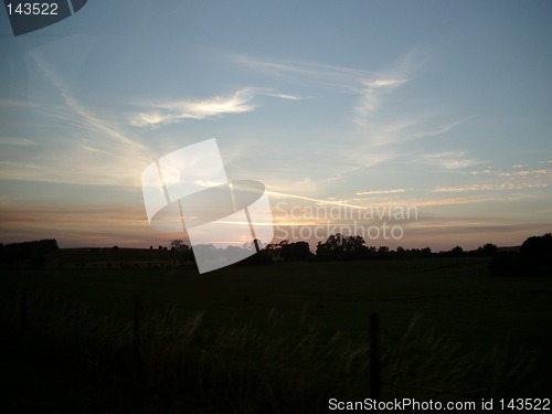 Image of Sunset in Sweden