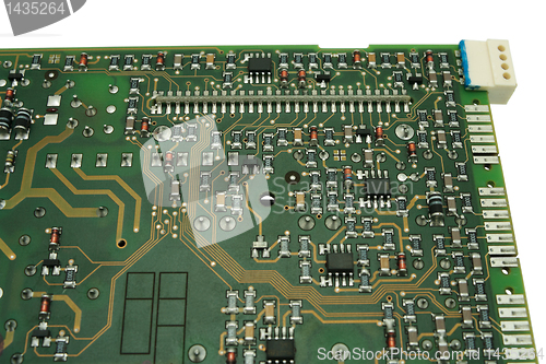 Image of Electronic circuit board.