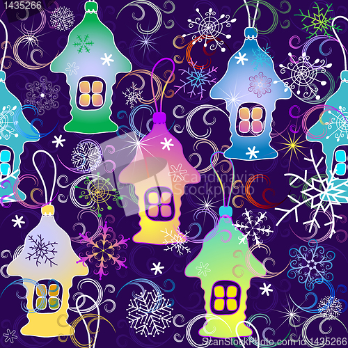 Image of Vivid Christmas seamless pattern