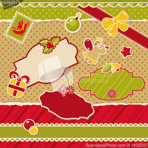 Image of christmas design elements