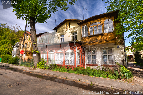 Image of historical town Sopot