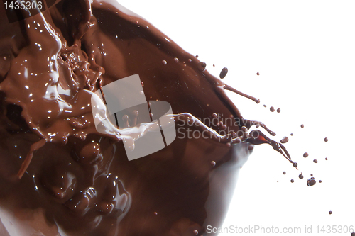 Image of pouring chocolate