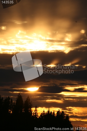 Image of Sunset, Trondelag Norway