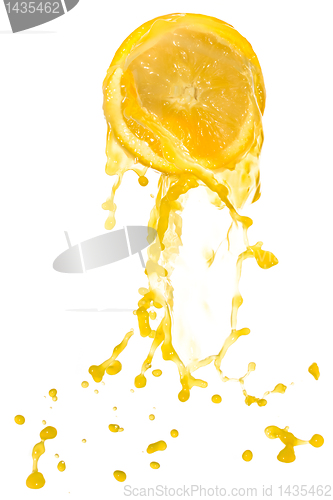 Image of orange juice splash