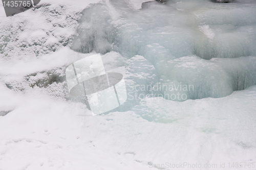 Image of frozen stream