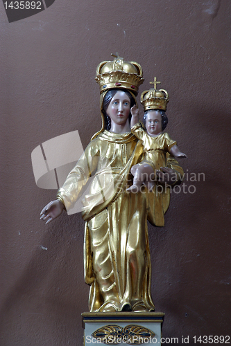 Image of Blessed Virgin Mary with baby Jesus