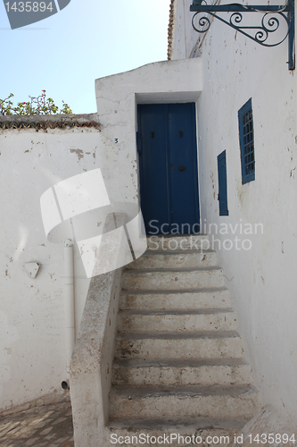 Image of Stairway in Sidi Bou Said, Tunisia