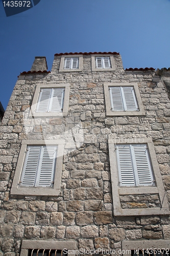 Image of old historic house in Orebic, Croatia