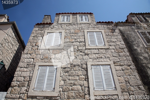 Image of old historic house in Orebic, Croatia