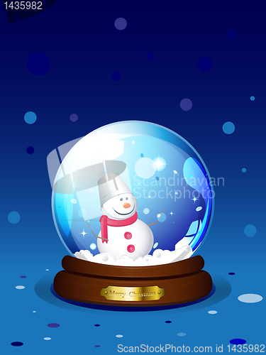 Image of Snowglobe with snowman