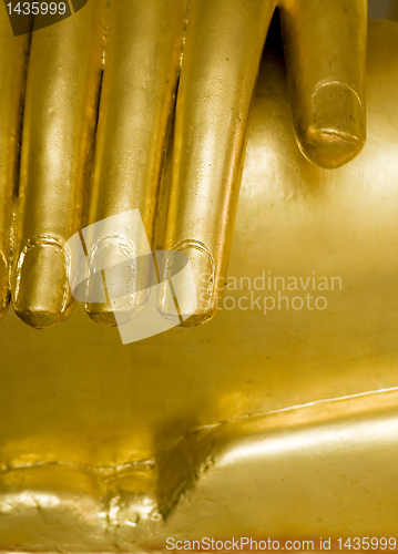 Image of Buddha's hand close up