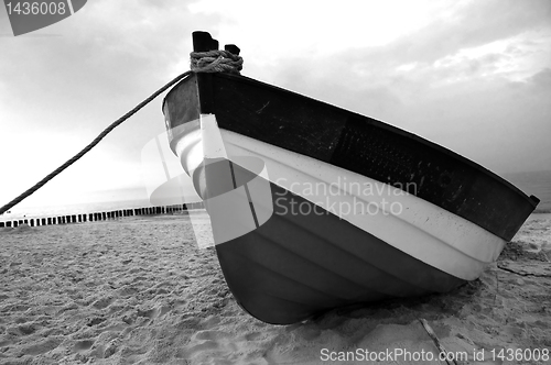 Image of Fishboat on a beach