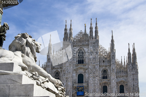 Image of Cathedral in Milan, Italy 