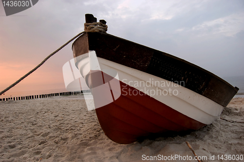 Image of Fishboat on a beach