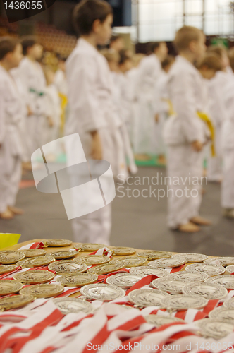 Image of karate tournament