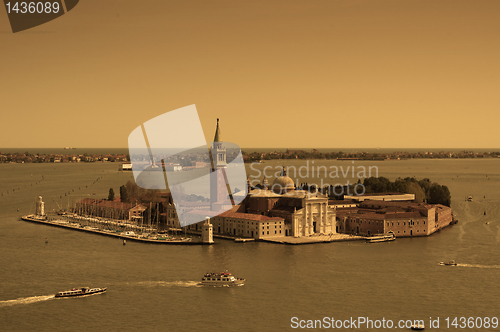 Image of Aerial view of Venice city