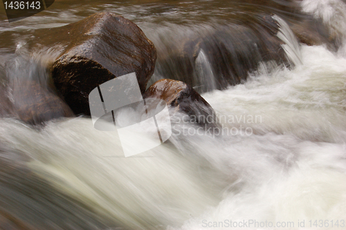 Image of Mountain waterfall