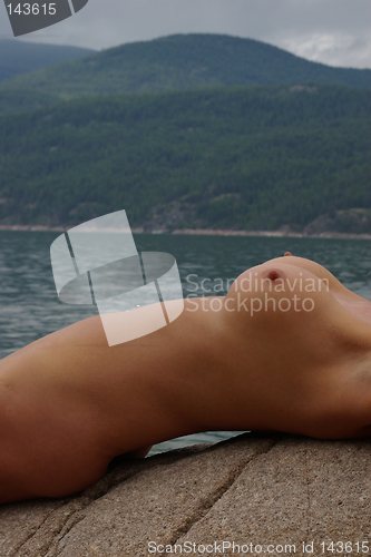 Image of Topless by the Sea