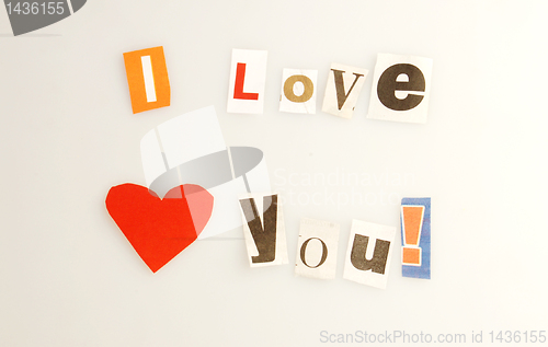 Image of Valentine message