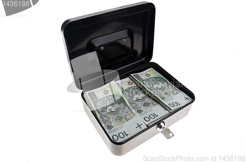 Image of Money in cash box