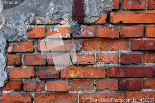 Image of Old brick wall