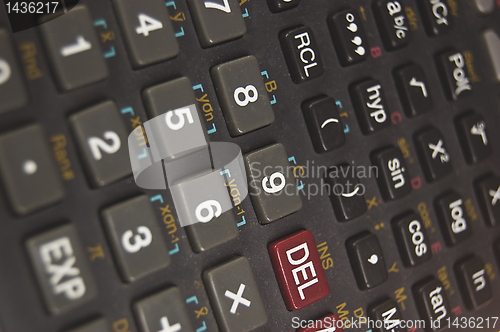 Image of calculator close up