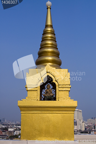 Image of Buddha statue at Golden Mount in Bangkok
