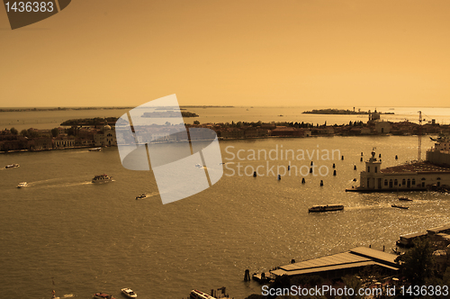 Image of Aerial view of Venice city