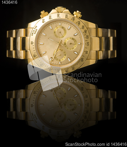 Image of Luxury gold watch