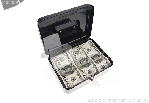 Image of Money in cash box